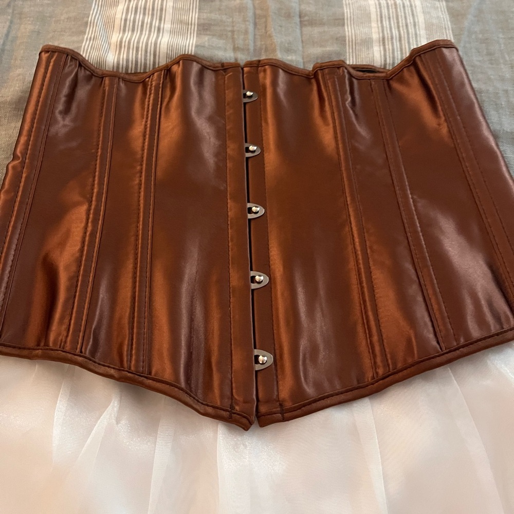 Cute Brown Corset perfect for Ren Faire or Halloween
